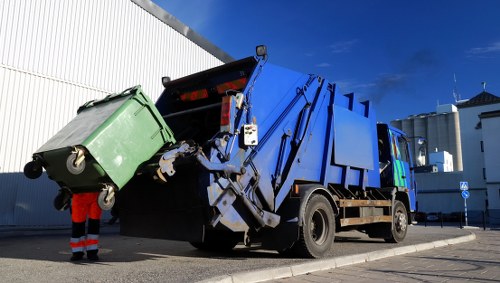 Secure skip installation for efficient waste management