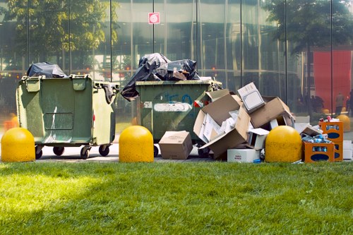 Satisfied customers using Skip Hire Hendon's services