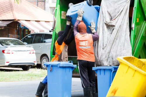 Safe disposal of hazardous materials during demolition